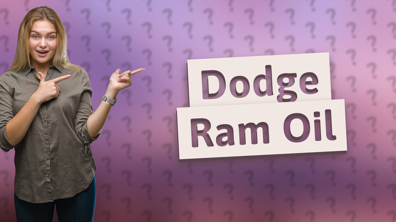 Dodge Ram Oil