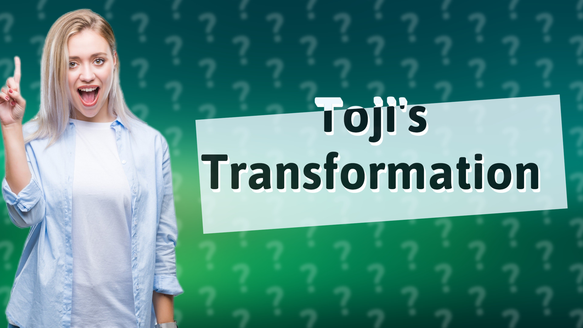 Toji's Transformation