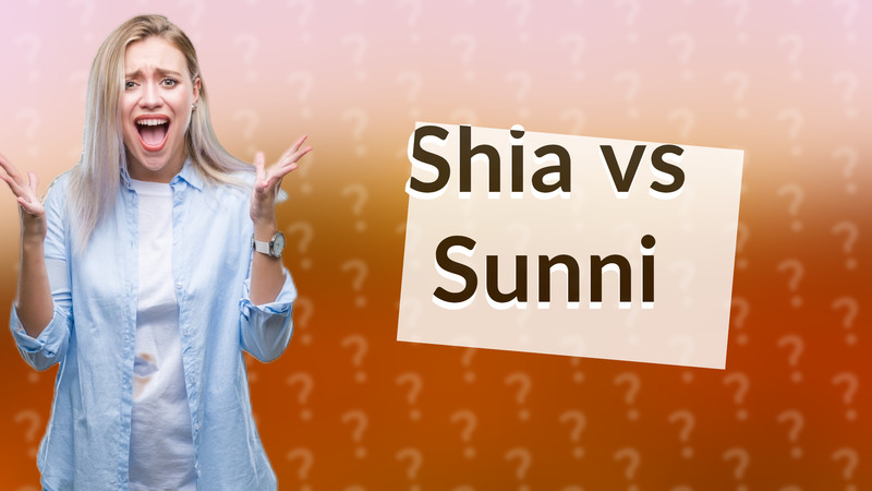 Shia vs Sunni