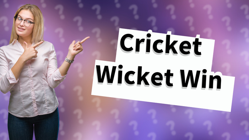 Cricket Wicket Win