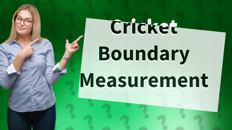 Cricket Boundary Measurement