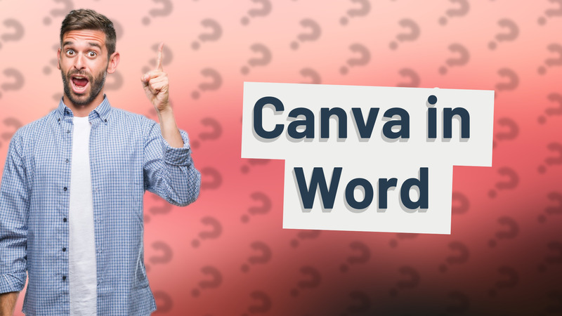 Canva in Word