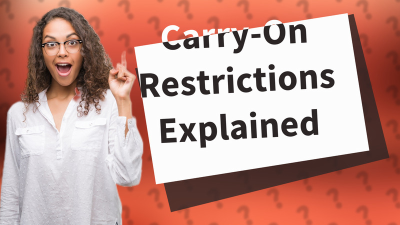 Carry-On Restrictions Explained