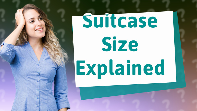 Suitcase Size Explained
