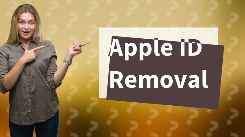 Apple ID Removal