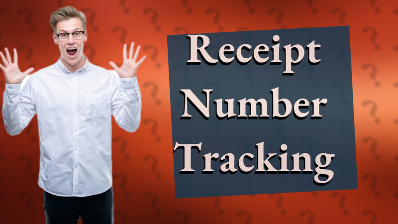 Receipt Number Tracking