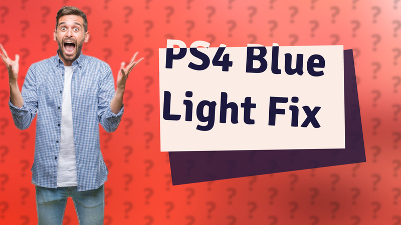 PS4 Blue Light Fix