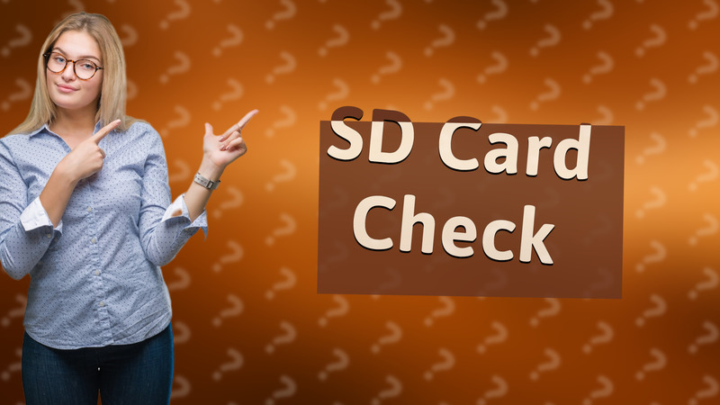 SD Card Check