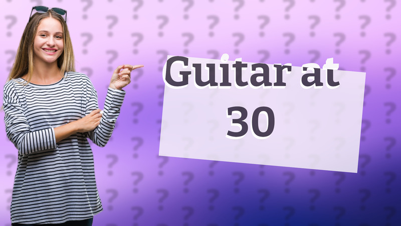Guitar at 30
