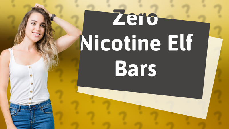 Zero Nicotine Elf Bars