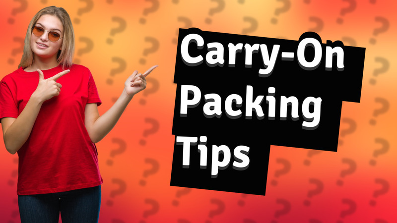 Carry-On Packing Tips