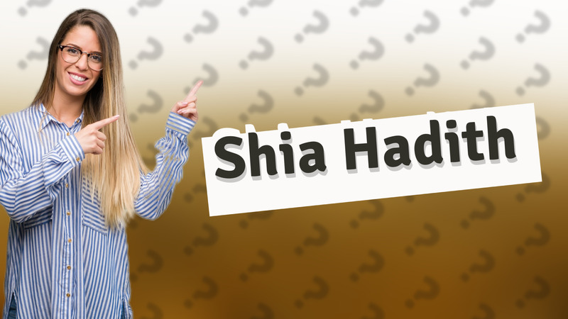 Shia Hadith