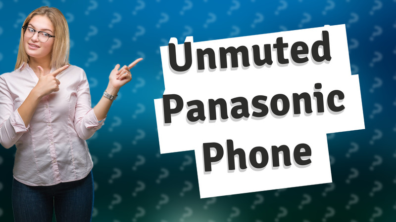 Unmuted Panasonic Phone