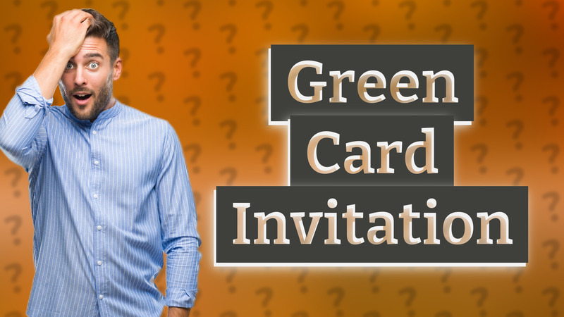 Green Card Invitation