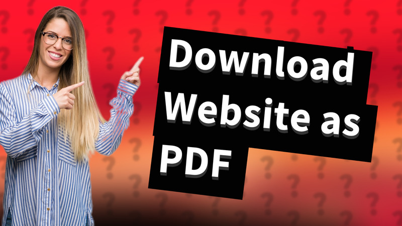 Download Website as PDF