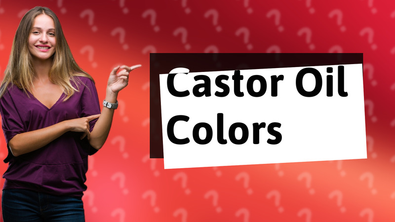 Castor Oil Colors
