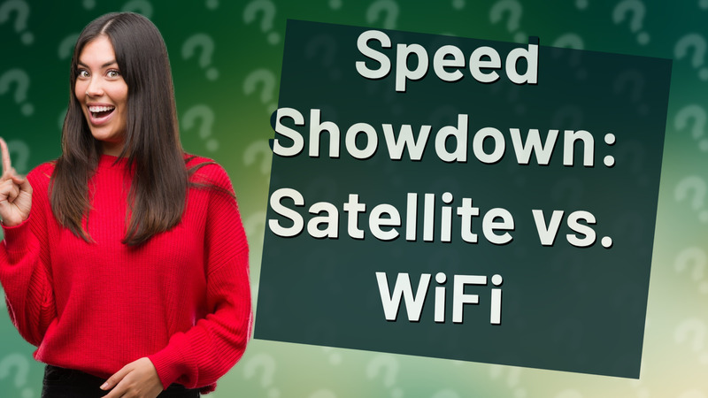 Speed Showdown: Satellite vs. WiFi