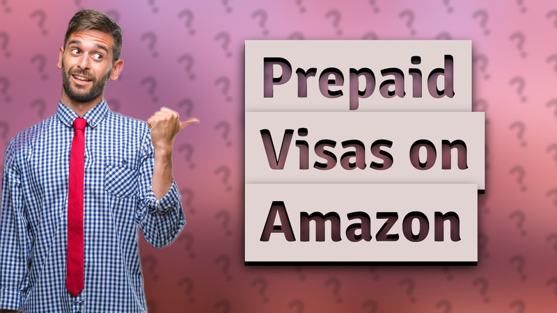 Prepaid Visas on Amazon