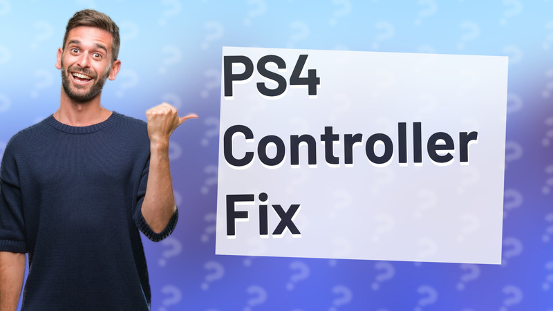 PS4 Controller Fix
