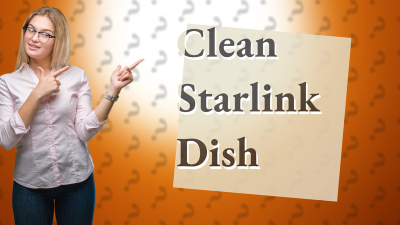Clean Starlink Dish