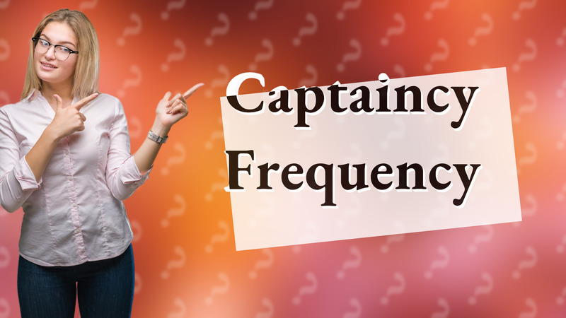 Captaincy Frequency