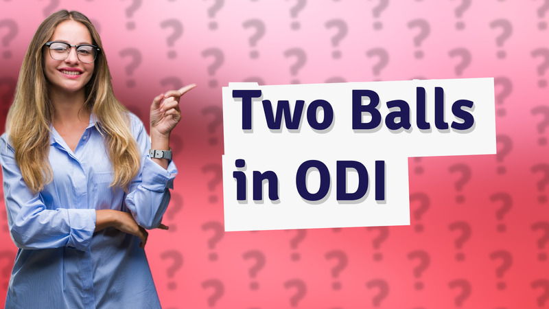 Two Balls in ODI