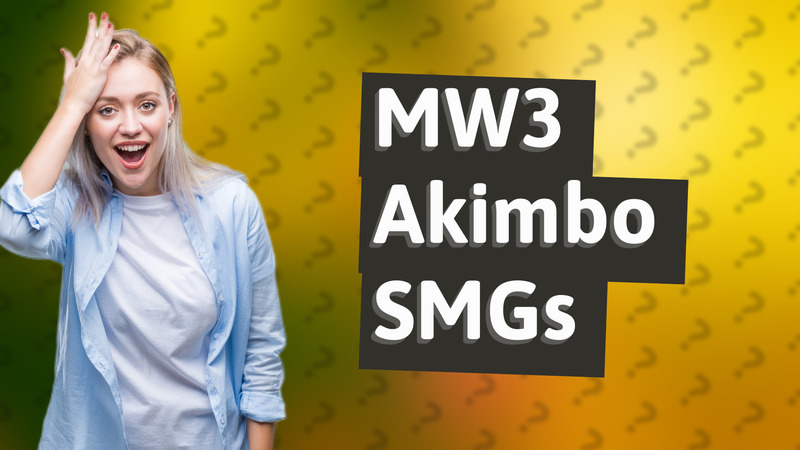 MW3 Akimbo SMGs