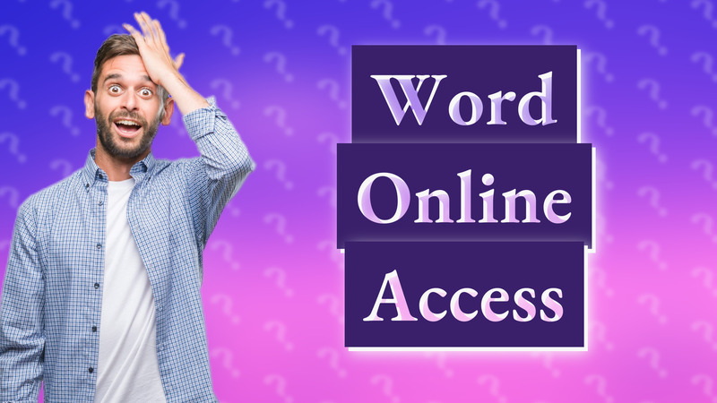 Word Online Access