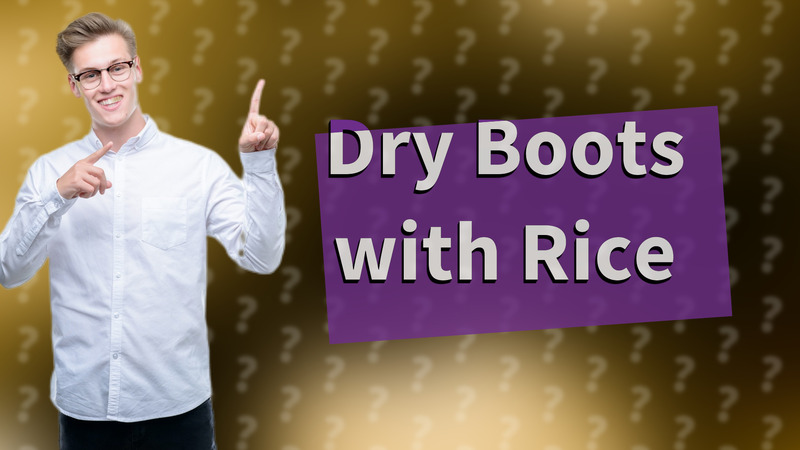 Dry Boots with Rice