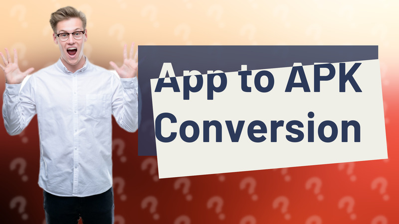 App to APK Conversion