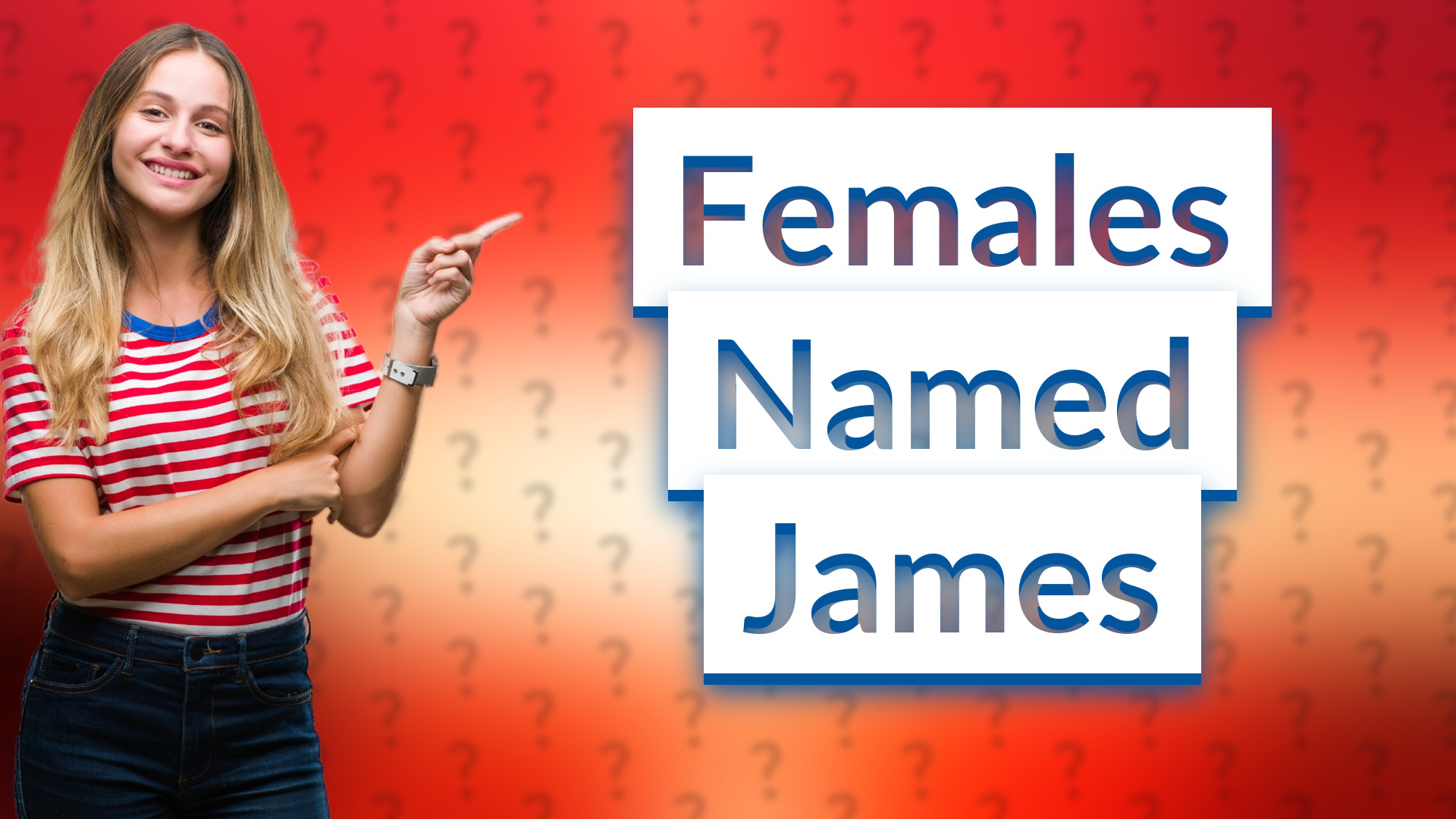 Females Named James