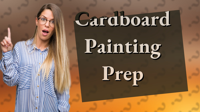 Cardboard Painting Prep
