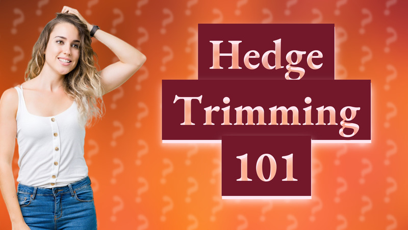 Hedge Trimming 101