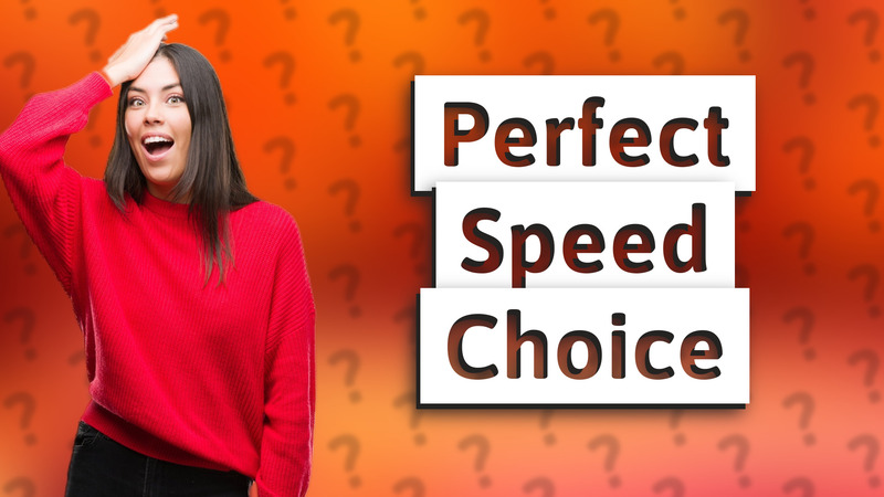 Perfect Speed Choice