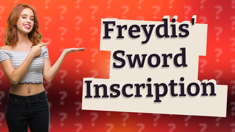 Freydis' Sword Inscription