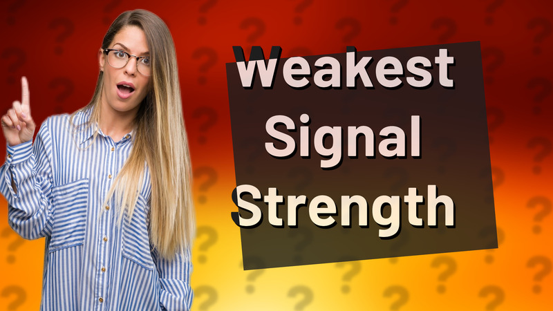 Weakest Signal Strength