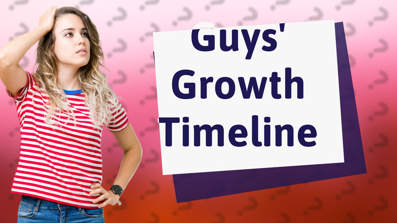 Guys' Growth Timeline