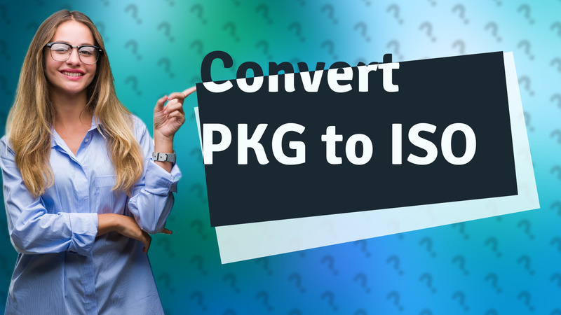 Convert PKG to ISO