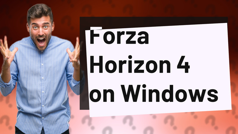 Forza Horizon 4 on Windows