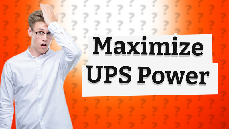 Maximize UPS Power