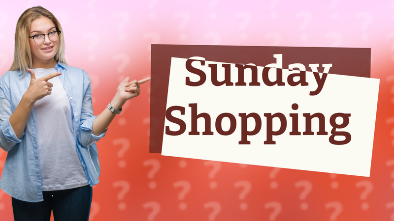 Sunday Shopping