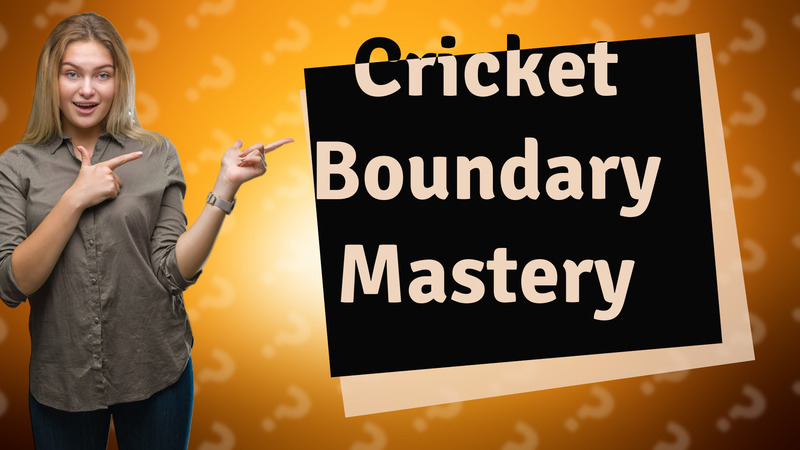 Cricket Boundary Mastery