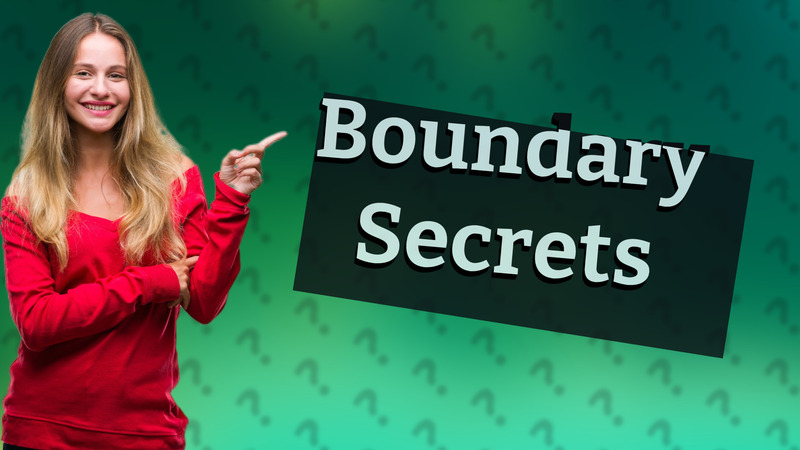 Boundary Secrets