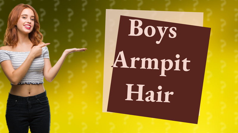 Boys Armpit Hair