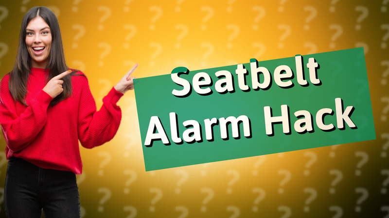 Seatbelt Alarm Hack