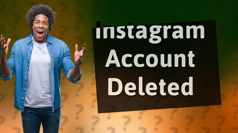 Instagram Account Deleted
