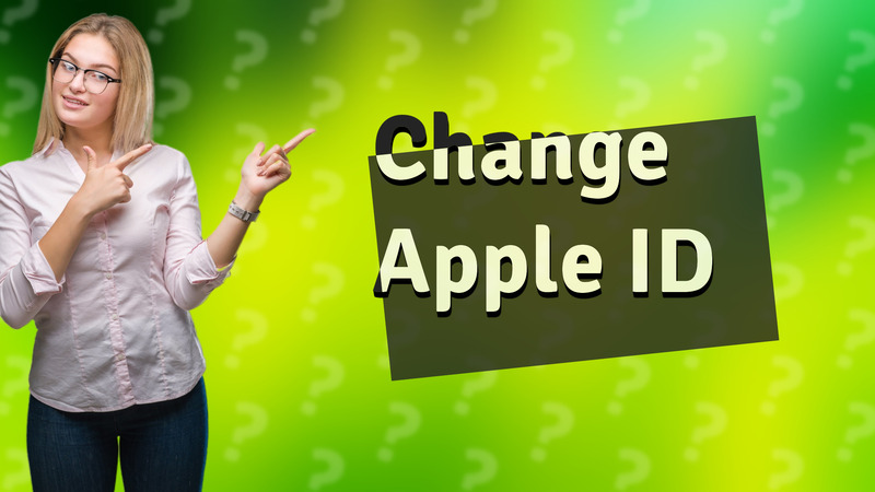 Change Apple ID