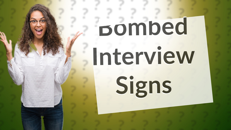 Bombed Interview Signs