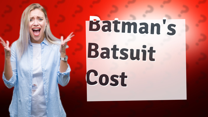 Batman's Batsuit Cost