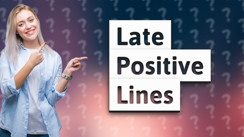 Late Positive Lines